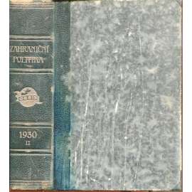 Zahraniční politika 1930, díl II. [Sborník pro studium mezinárodních otázek politických, právních, hospodářských a sociálních] (vazba kůže - polokožená)