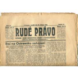 Rudé právo, ročník VI., číslo 75/1925 (1. republika, staré noviny) - 29.3.1925