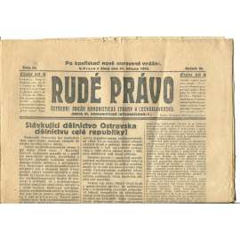 Rudé právo, ročník VI., číslo 76/1925 (1. republika, staré noviny) - 31.3.1925