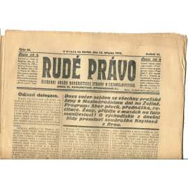 Rudé právo, ročník VI., číslo 60/1925 (1. republika, staré noviny) - 12.3.1925