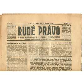 Rudé právo, ročník VI., číslo 64/1925 (1. republika, staré noviny) - 17.3.1925
