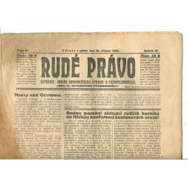 Rudé právo, ročník VI., číslo 67/1925 (1. republika, staré noviny) - 20.3.1925