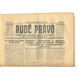 Rudé právo, ročník VI., číslo 32/1925 (1. republika, staré noviny) - 7.2.1925