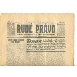 Rudé právo, ročník VI., číslo 34/1925 (1. republika, staré noviny) - 10.2.1925