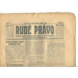 Rudé právo, ročník VI., číslo 10/1925 (1. republika, staré noviny) - 11.1.1925