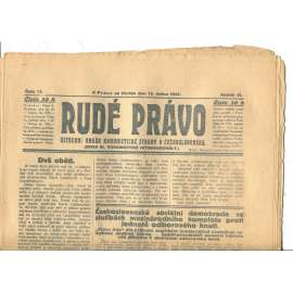 Rudé právo, ročník VI., číslo 13/1925 (1. republika, staré noviny) - 15.1.1925