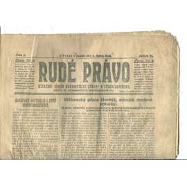 Rudé právo, ročník VI., číslo 4/1925 (1. republika, staré noviny) - 4.1.1925