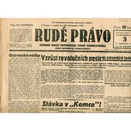 Rudé právo, ročník XI., číslo 272/1930 (1. republika, staré noviny) - 23.11.1930