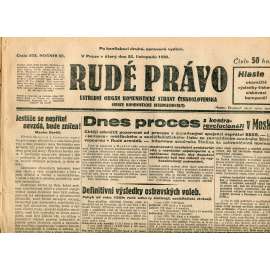 Rudé právo, ročník XI., číslo 273/1930 (1. republika, staré noviny) - 25.11.1930