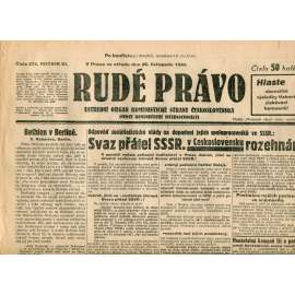 Rudé právo, ročník XI., číslo 274/1930 (1. republika, staré noviny) - 26.11.1930