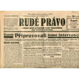 Rudé právo, ročník XI., číslo 276/1930 (1. republika, staré noviny) - 28.11.1930
