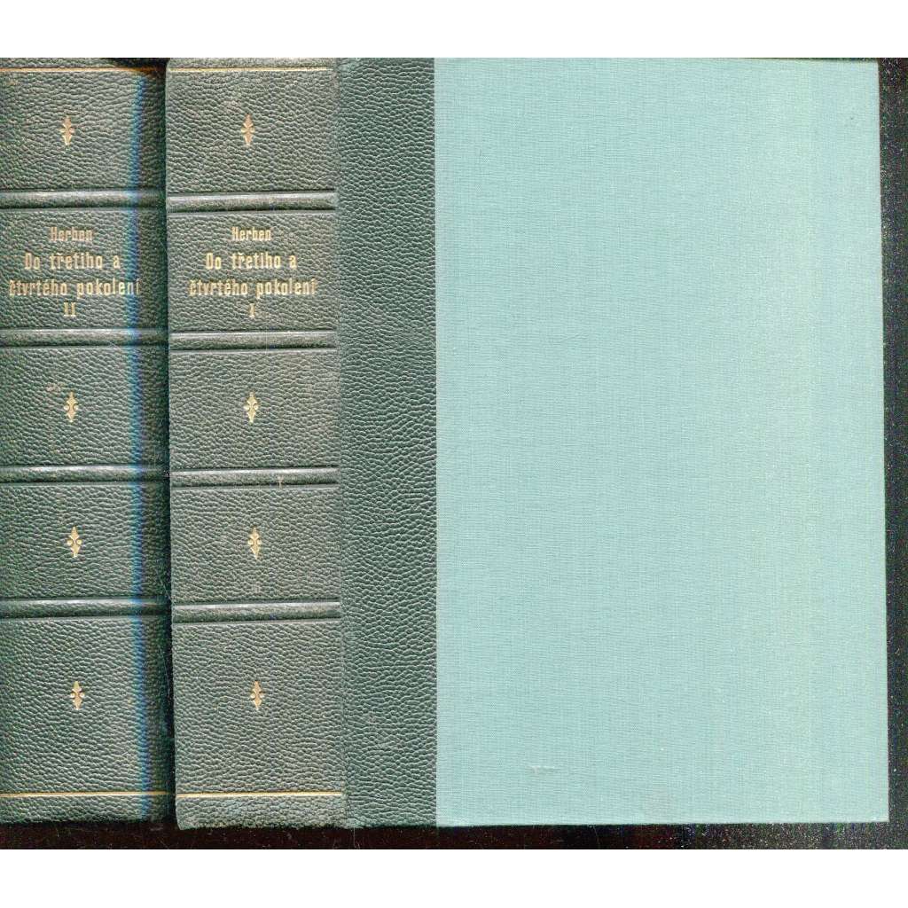 Do třetího a čtvrtého pokolení, I. a II. díl (2 svazky, vazba kůže - polokožená)