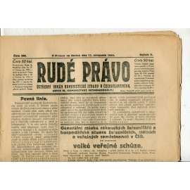 Rudé právo, ročník V., číslo 266/1924 (1. republika, staré noviny) - 13.11.1924