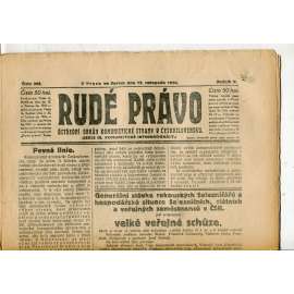 Rudé právo, ročník V., číslo 266/1924 (1. republika, staré noviny) - 13.11.1924