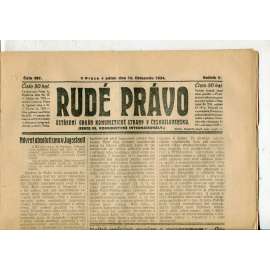 Rudé právo, ročník V., číslo 267/1924 (1. republika, staré noviny) - 14.11.1924