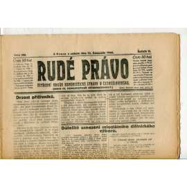 Rudé právo, ročník V., číslo 268/1924 (1. republika, staré noviny) - 15.11.1924