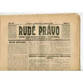 Rudé právo, ročník V., číslo 268/1924 (1. republika, staré noviny) - 15.11.1924