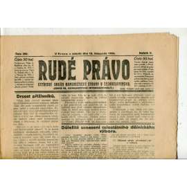 Rudé právo, ročník V., číslo 268/1924 (1. republika, staré noviny) - 15.11.1924