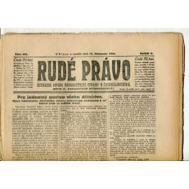 Rudé právo, ročník V., číslo 269/1924 (1. republika, staré noviny) - 16.11.1924