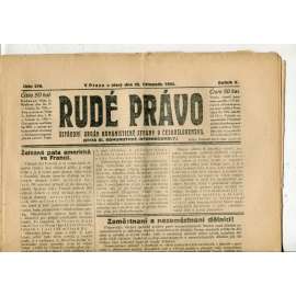 Rudé právo, ročník V., číslo 276/1924 (1. republika, staré noviny) - 25.11.1924 Rudé právo, ročník V., číslo 276/1924 (1. republika, staré noviny) - 25.11.1924
