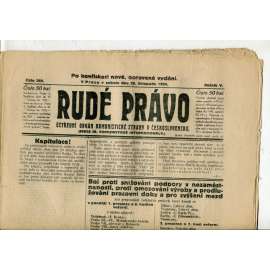 Rudé právo, ročník V., číslo 280/1924 (1. republika, staré noviny) - 29.11.1924