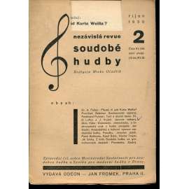 Klíč - Nezávislá revue světové hudby, číslo 2/1930 (říjen) - časopis, hudba