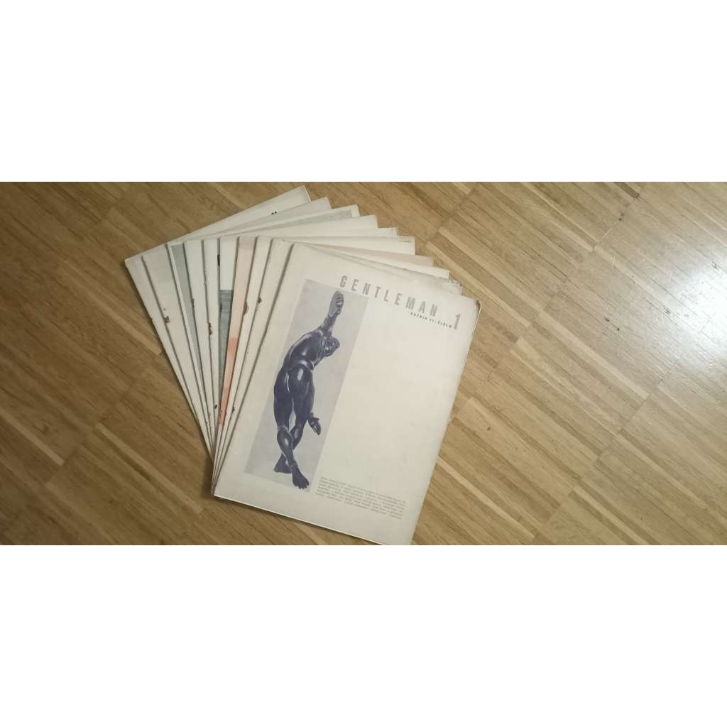 Gentleman, ročník VI., číslo 1-10/1929. Revue moderního muže (časopis)