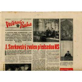 Večerní Praha (18.4.1968) - staré noviny