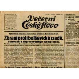 Večerní České slovo (23.6.1941) - staré noviny