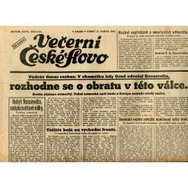Večerní České slovo (17.4.1945) - staré noviny