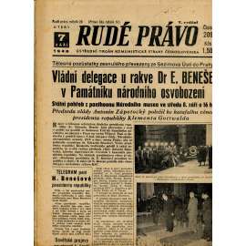 Rudé právo (7.9.1948) staré noviny