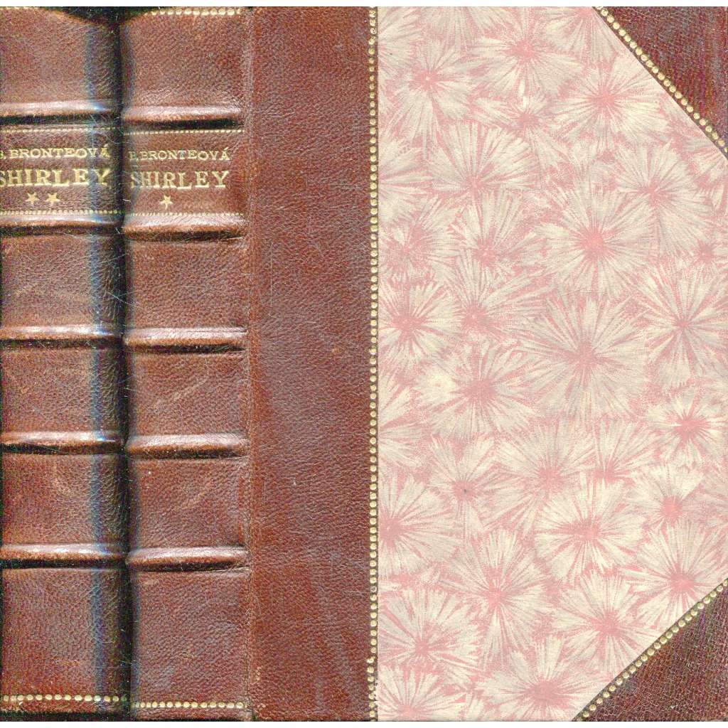 Shirley, díl I. a II.(2 svazky, vazba kůže - polokožená) - Karolína Brontëová (Charlotte Brontë)