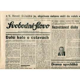 Svobodné slovo (17.6.1991) - staré noviny