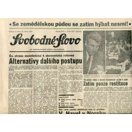 Svobodné slovo (22.5.1991) - staré noviny