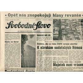Svobodné slovo (21.5.1991) - staré noviny