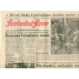 Svobodné slovo (11.5.1991) - staré noviny