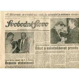 Svobodné slovo (10.5.1991) - staré noviny