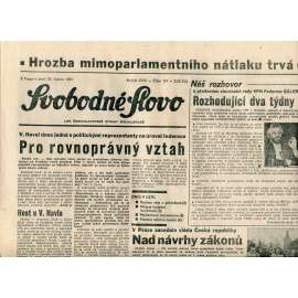Svobodné slovo (30.4.1991) - staré noviny