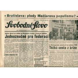 Svobodné slovo (25.4.1991) - staré noviny