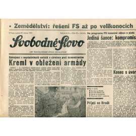 Svobodné slovo (29.3.1991) - staré noviny