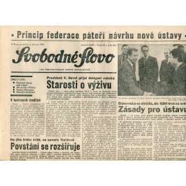 Svobodné slovo (6.3.1991) - staré noviny