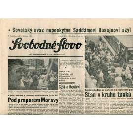 Svobodné slovo (4.3.1991) - staré noviny