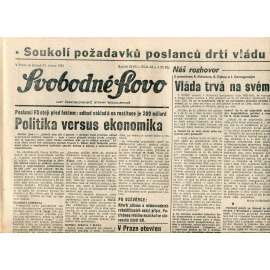 Svobodné slovo (21.2.1991) - staré noviny
