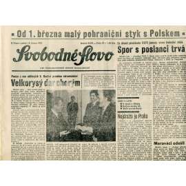 Svobodné slovo (15.2.1991) - staré noviny