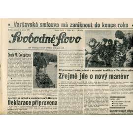 Svobodné slovo (12.2.1991) - staré noviny