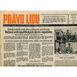 Právo lidu (3.6.1945) - staré noviny