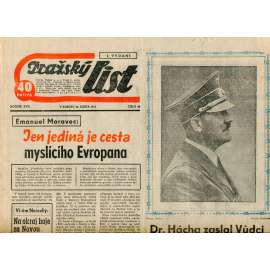 Pražský list (30.1.1943) - staré noviny, protektorát