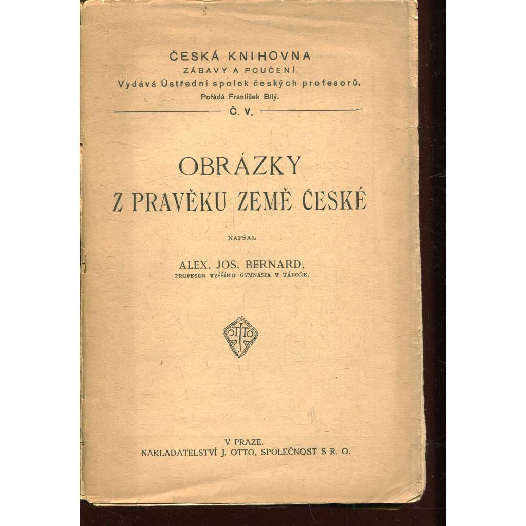 Obrázky z pravěku země české [Z obsahu: pravěk, zkameněliny, geologický vývoj, geologie, paleontologie, trilobiti apod.]