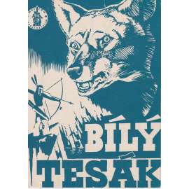 Bílý tesák. Bio-program v obrazech. Filmový prospekt z kina. (režie A. Zguridi,  hrají O. Žakov, L. Sverdlin)