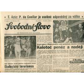 Svobodné slovo (28.1.1991) - staré noviny